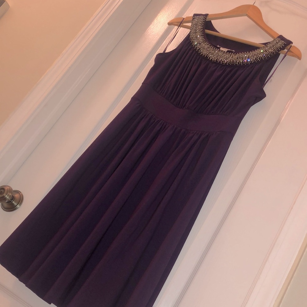 LAST CHANCE: Medium Plum Maria Gabrielle Dress